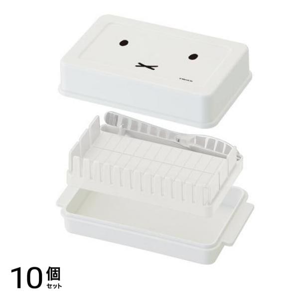 スケーター 定量カッティング付バターケース+ナイフ付き ミッフィー 1組入 10個セット