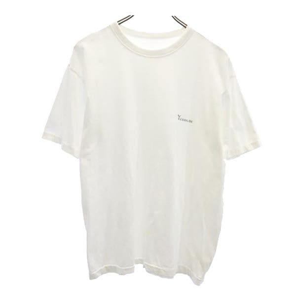 ワイズ バングオン 日本製 ロゴ プリント 半袖 Tシャツ 2 白 Ys BANG ON! ヨウジヤマモト メンズ