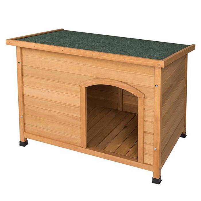 犬小屋 犬舎 ドッグハウス 平屋根 木製 小型犬 中型犬 ペットケージ ペットゲージ ペットハウス ###犬小屋YH-0003###