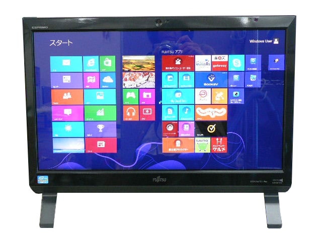 液晶一体型 Windows8 デスクトップパソコン 中古パソコン 富士通 Core i3 ブルーレイ 地デジ/BS/CS 4GB/1TB 送料無料 中古 23,660円