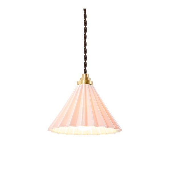 gram8 TC-1512-BR/MPI DRIPPER LAMP ペンダントライト コンセントタイプ マットピンク ブラウンコード [LED電球付属] メーカー直送