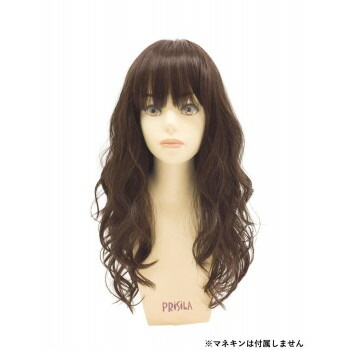 プリシラ オールウィッグ フラッフィーウェーブロング A-701 耐熱　TMB/マロンブラウン