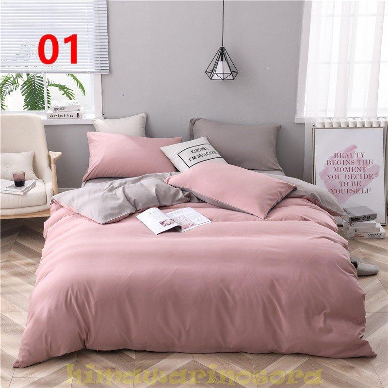 【本日のイベント】布団カバー 3点セッ シングル ボックスシーツ 寝具セット 枕カバー 洋式和式兼用 ベッド用 肌に優しい かわいい 洗える 抗菌 防ダニ セミダブル ダブル 無地【数量限定特価中】