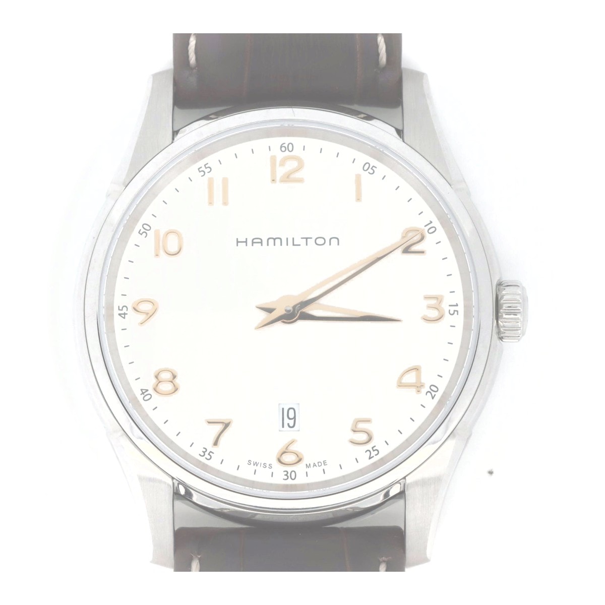 ジャズマスター H385111 メンズ腕時計 白 質屋出品