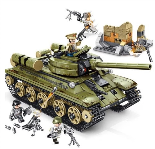 ブロック互換 レゴ 互換品 レゴミリタリーソ連T34戦車ソビエトT-34戦車 互換品クリスマス プレゼント ギフト 誕生日