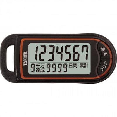 他サイト： TANITA タニタ 3Dセンサー搭載歩数計ブラック FB-732BKの商品画像