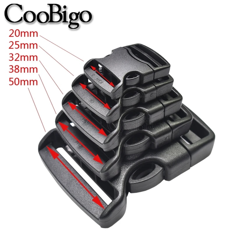 プラスチックウェリリース男性ストラップ用クリップ戦術的なベルトparacordブレスレットバッグアクセサリー20ミリメートル25ミリメートル32ミリメートル38ミリメートル50ミリメ