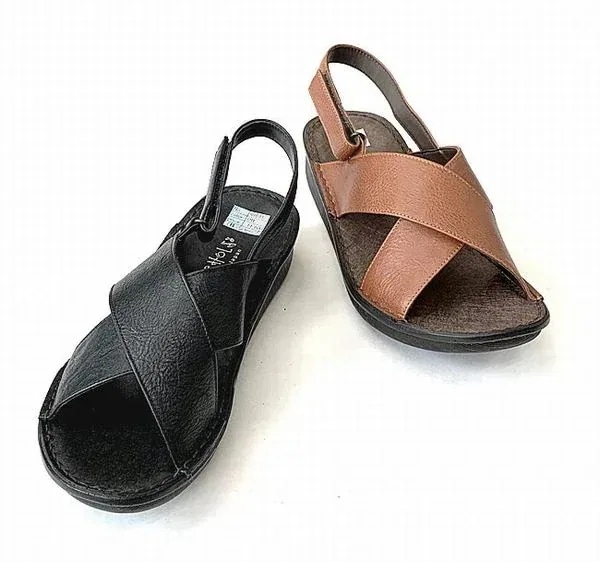 サンダル レディースシューズ レディースファッション 靴 フラット クロスベルト S M L LL