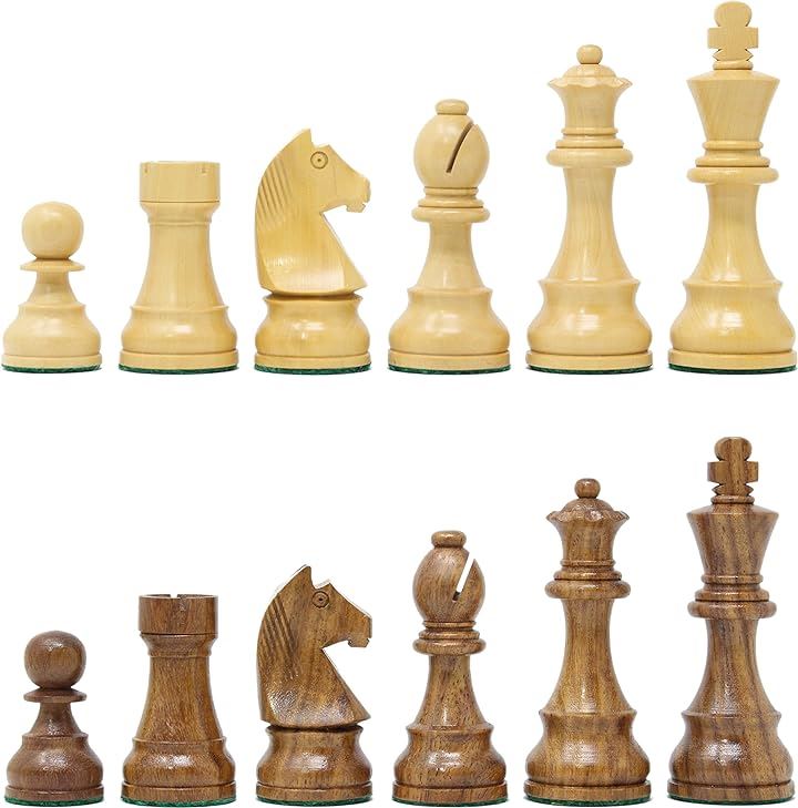 ChessJapan チェス駒 オフィシャルスタントン 95mm 日本チェス連盟公式用具( マルチカラー)