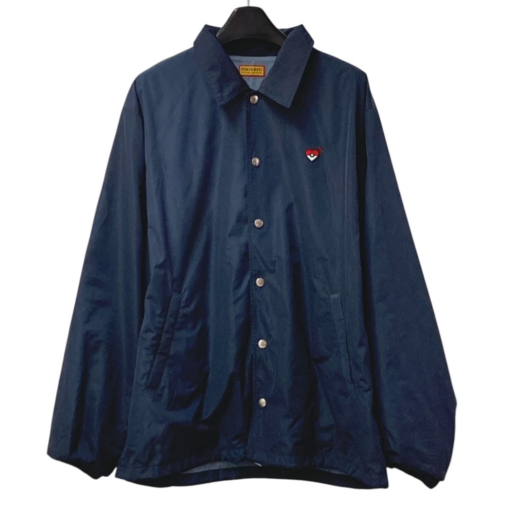 HUMAN MADE ヒューマンメード ジャケット XX30JK005 ピカチュウ COACH コーチジャケット 25AW POKEMON ポケモン アパレル 長袖 アウター ジャンバー ジップアップ