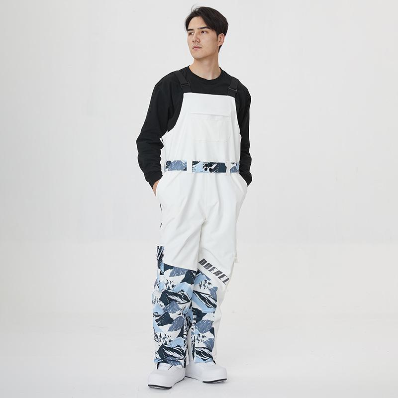 メンズ スキーウェア プロ仕様 屋外 冬 厚手 スキー 服 パンツ ダブル ボード スノーボード スーツ ジャケット オーバーオールタイプ 雪が入らない 雪遊び