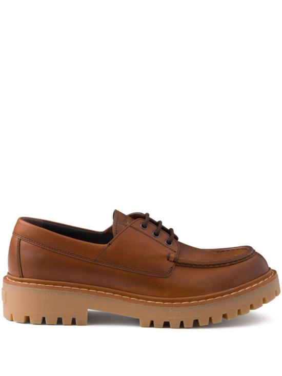 PRADA Men Laced up Shoes 2EE416FG000 070 F0046 COGNAC