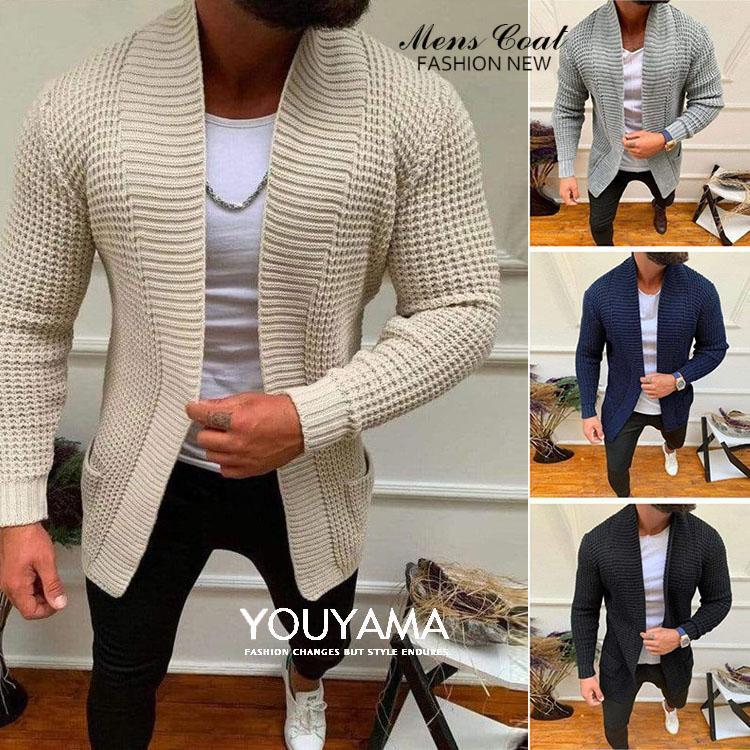 短納期 メンズ ニット セーター カーディガン 長袖 トップス おしゃれ アウター メンズニット メンズセーター 紳士用 スリムメンズ ニット セーター