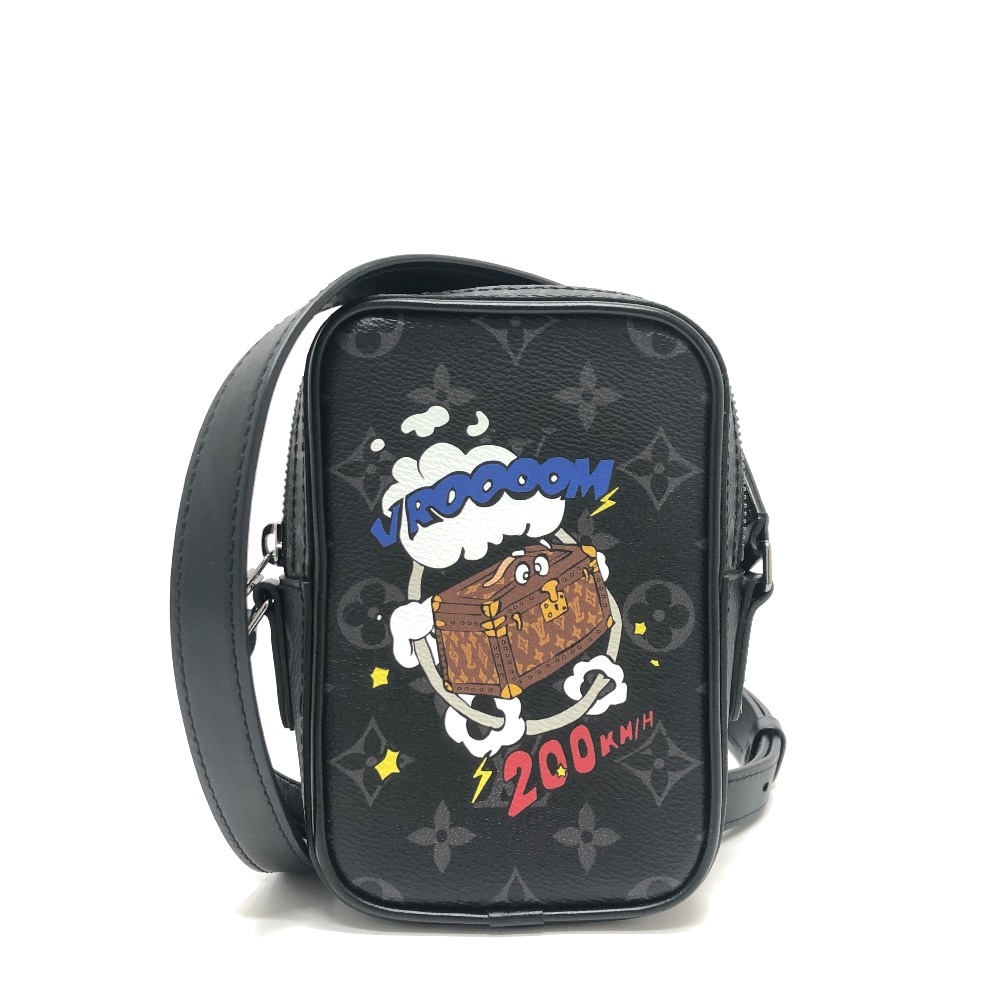 ショルダーバッグ M45928 ダヌーヴPPM トランクプリント バック カバン 斜め掛け モノグラムエクリプスキャンバス ブラック