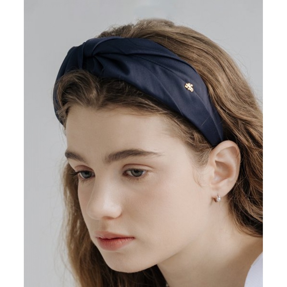 HAS HTY003 ネイビーツイストヘアバンド