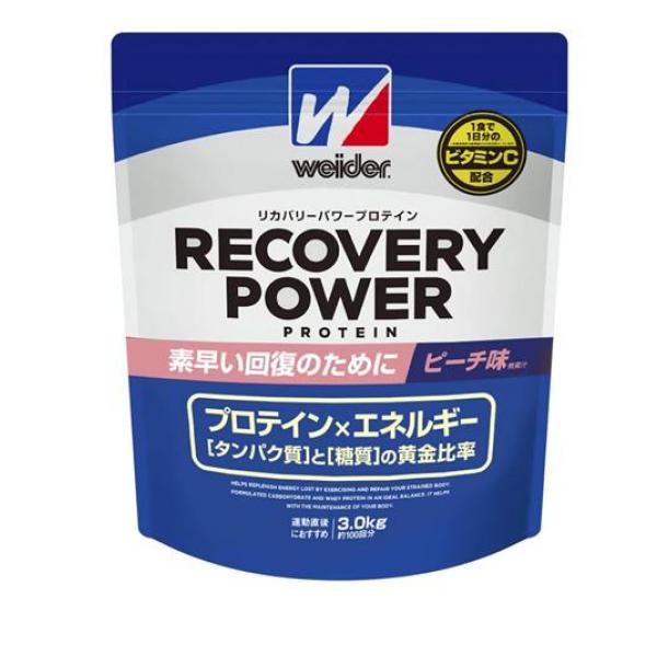 weider ウイダー リカバリーパワープロテイン ピーチ味 3kg