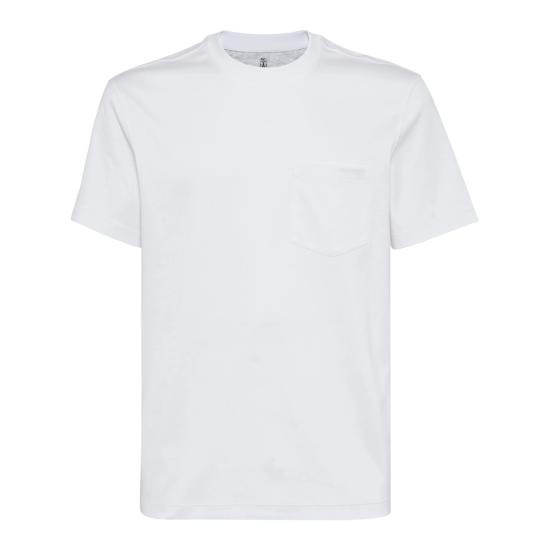 BRUNELLO CUCINELLI Men Tops M0B131376 C6159 WHITE