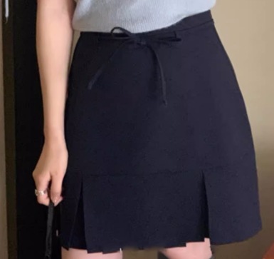 スカート フレンチレトロ 夏デザイン ニッチハイウエスト 着痩せ 短いスカート ハイウエスト Aラインスカート