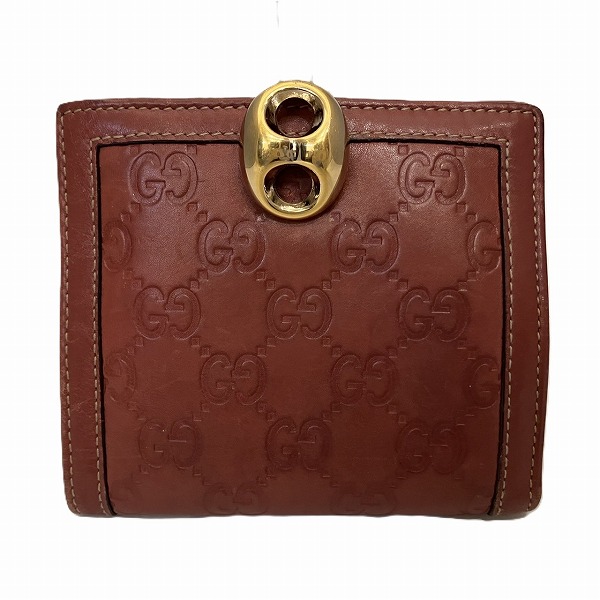 グッチ GUCCI グッチシマ 159917 2つ折り財布 レディース 【中古】