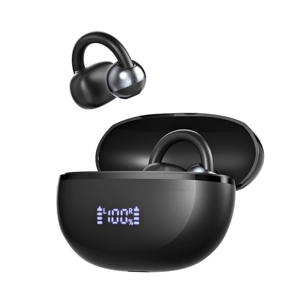 ロア・インターナショナル HL-AFBK ブラック Haylou Airfree 完全ワイヤレス オープンイヤー型イヤホン (Bluetooth対応)