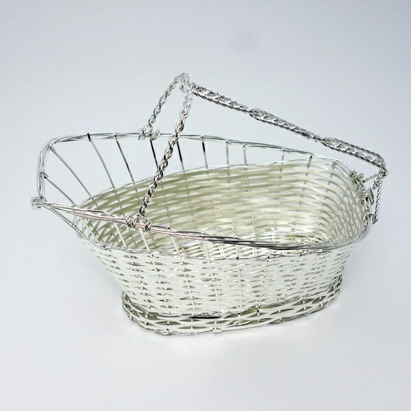 手付き シルバーバスケット ^ZCWRBKSV^