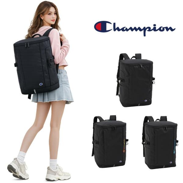 Champion リュック 大容量 デンバー リュック 35L リュックサック 通勤 通学 普段使い 男女兼用 メンズ レディース ギフト プレゼント ブラック 68902
