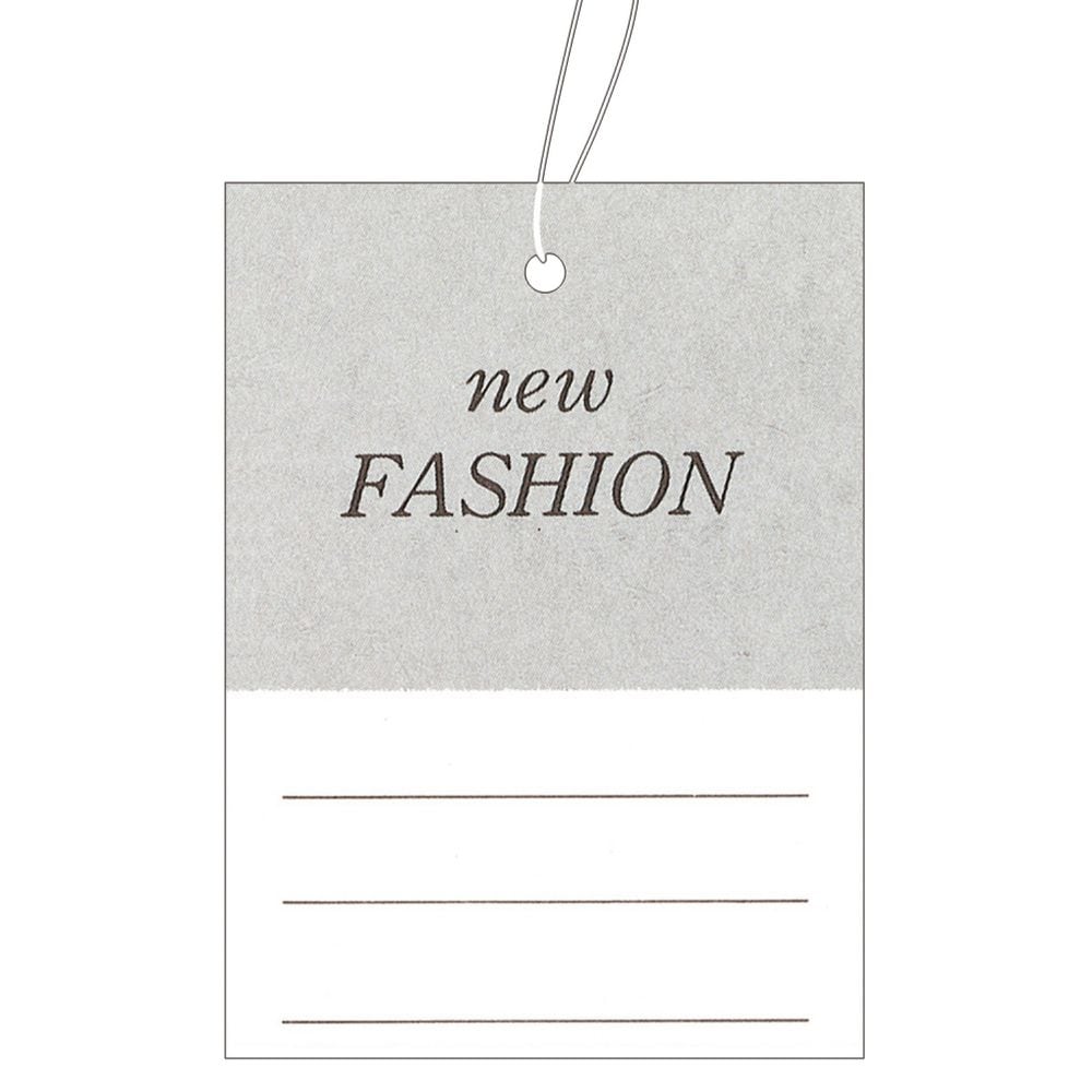 （まとめ買い）ササガワ 糸付き提札（値札） 四角型 高級 FASHION 縦58mmx横43mm 500枚入 18-3678 [x3]