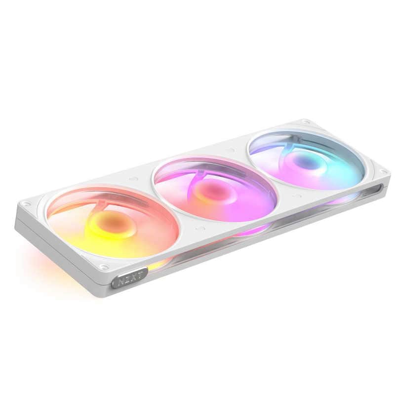 【2026年06月18日発売予定】NZXT　ケースファン シングルフレーム F360 RGB(2026)［ 360mm / 2400RPM(ファン1基あたり) ］ ホワイト　RF-R236U-WF