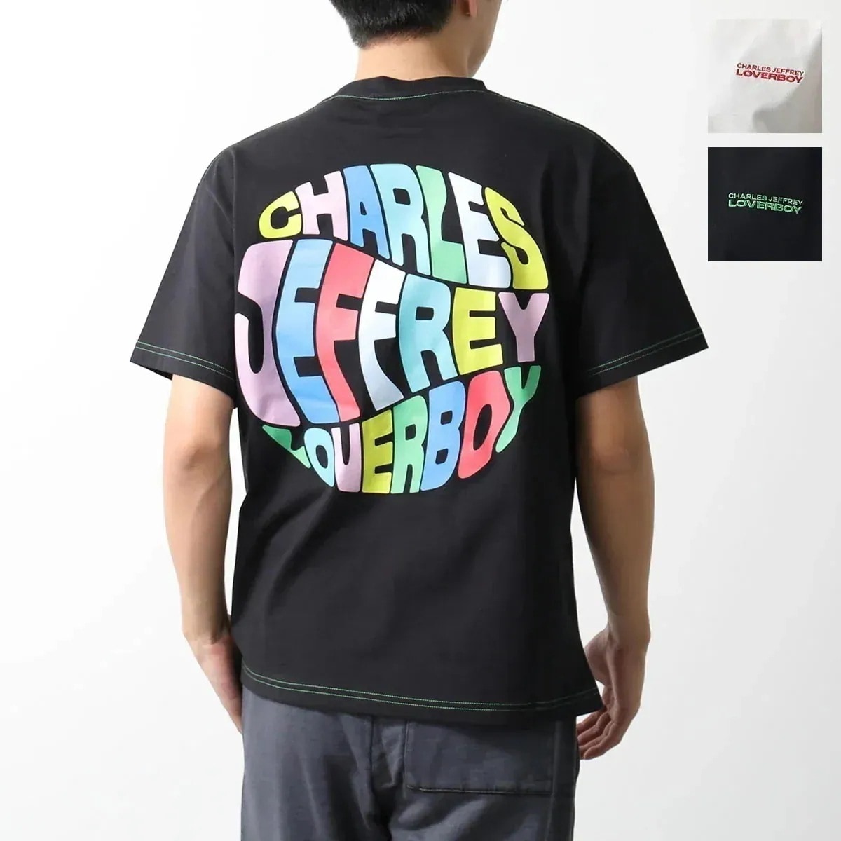 CHARLES JEFFREY LOVERBOY チャールズジェフリーラバーボーイ Tシャツ PRINTED LOGO TEE 44100301 4410030