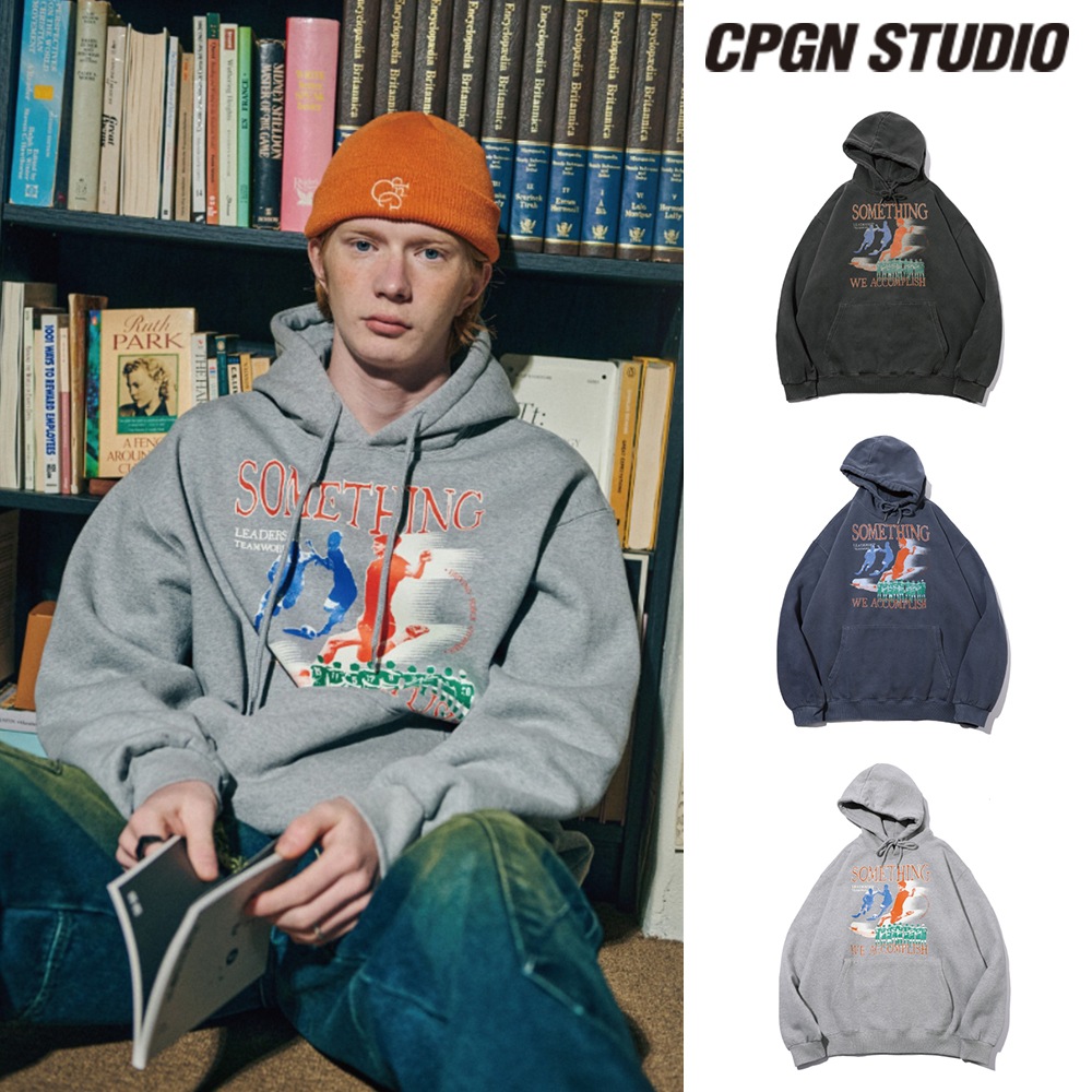 【CPGN STUDIO】 TEAM WORK Pigment Brushed Hood
