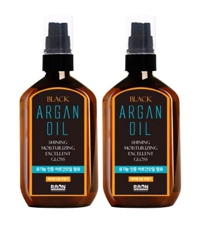 ラオン ブラックアルガン ヘアオイル(ブラックアルガンオイル 100ml 1+1