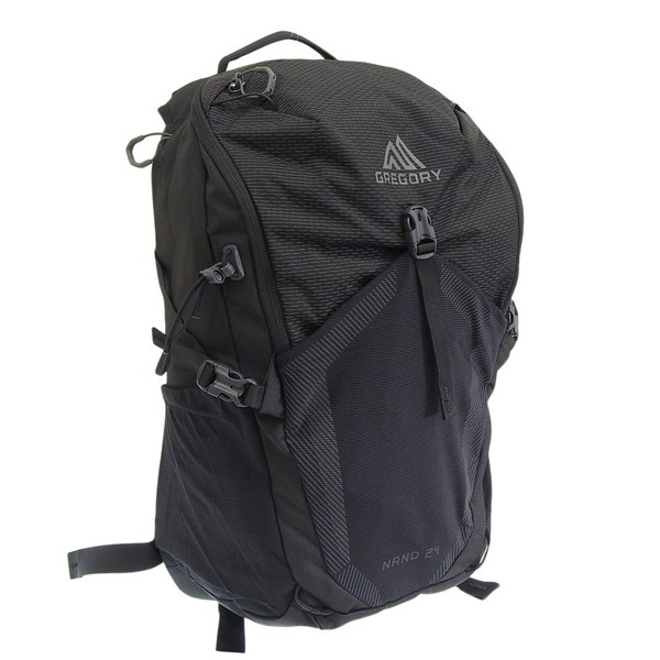グレゴリー バッグ メンズ レディース リュックサック ブラック ESSENTIAL HIKING NANO 24 GR1530599974 GREGORY A4対応