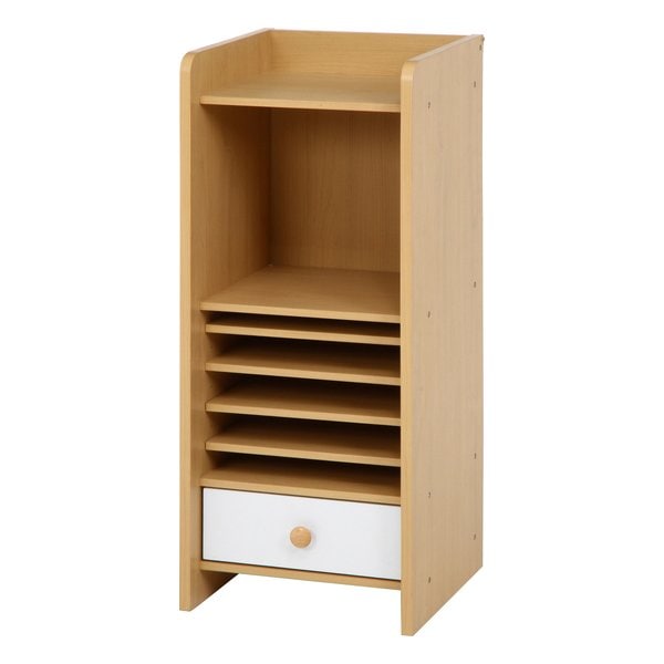 リビングラック ハイ ナチュラル ホワイト FBC410