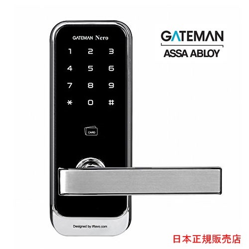 日本正規販売店３年メーカー保証 Sony Felica搭載 GATEMAN Nero 防犯対策 セキュリティ強化 3年無償 アフターサービス 送料無料 暗証番号式電子錠 ドライバー１本で交換で