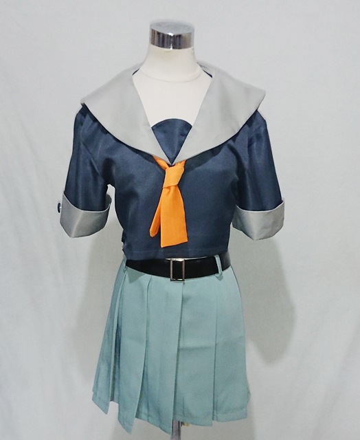 艦隊これくしょん「夕張改二」 風 コスプレ 衣装 ダルマ 963