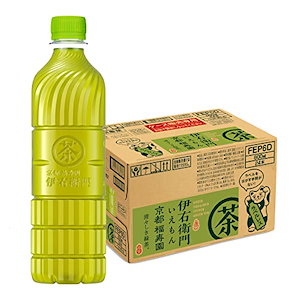 サントリー 伊右衛門 ラベルレス お茶 600ml24本