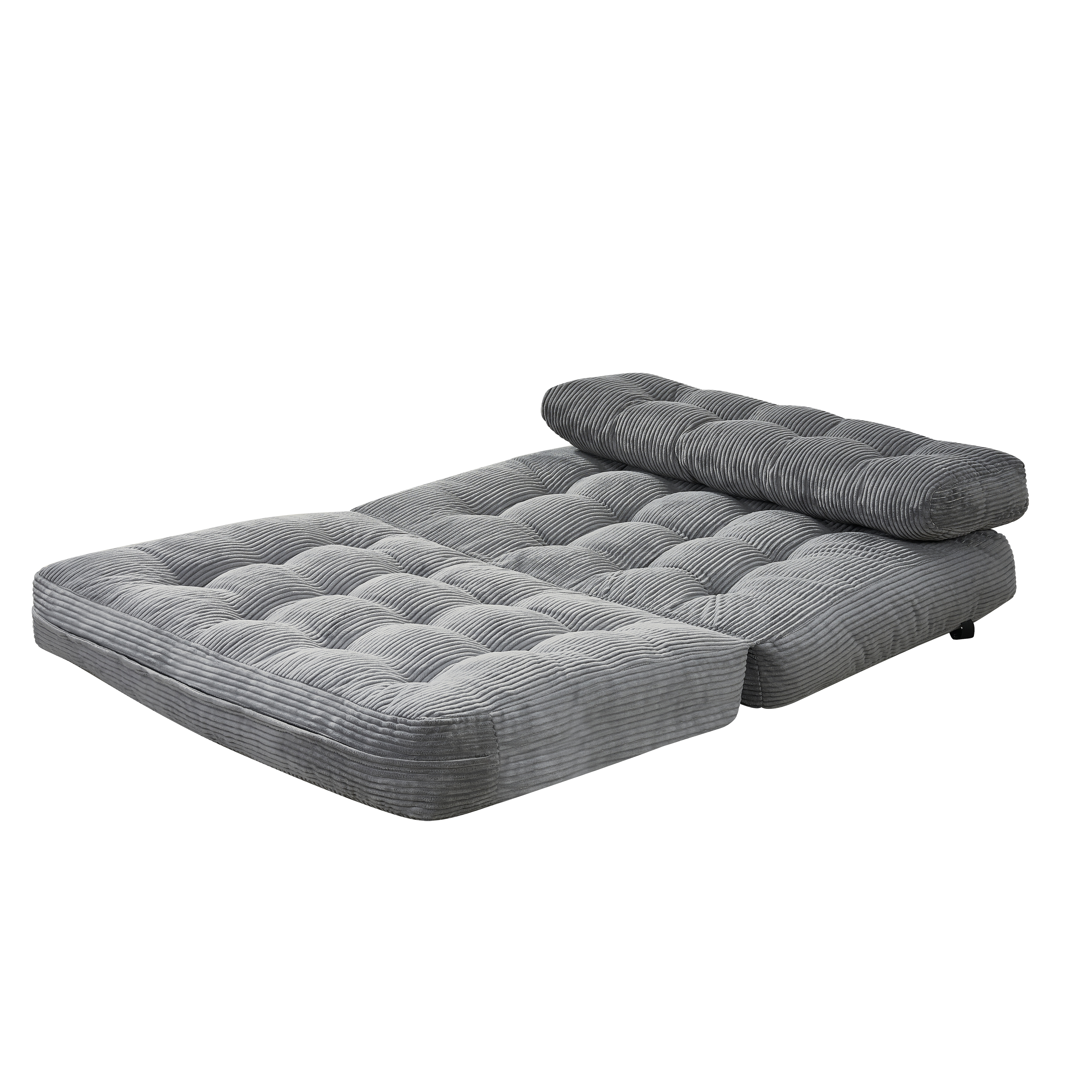 【国内発送】587折りたたみ式ソファベッド枕付き折りたたみ式マットレス付きコンバーチブルスリーパーチェアポータブル折りたたみ式チェアベッドリビングルームや寝室に最適な快適なフロアスofaラウンジ