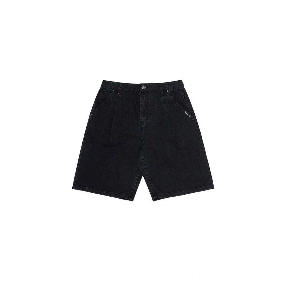コダックアパレルデニムバミューダパンツブラック