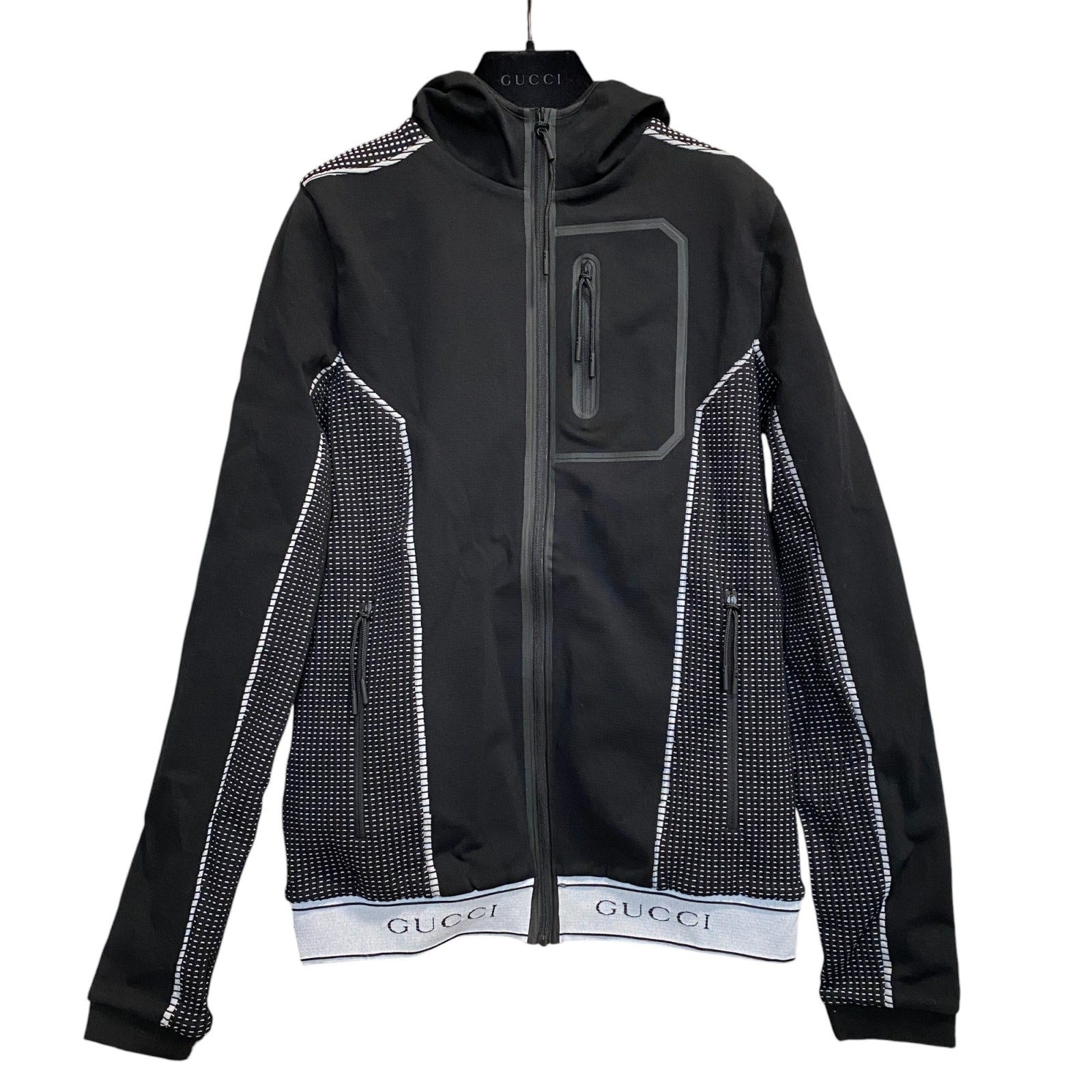 未使用 グッチ GUCCI メンズ 703361 フード付き ジップ ジャケット M（175/96A）