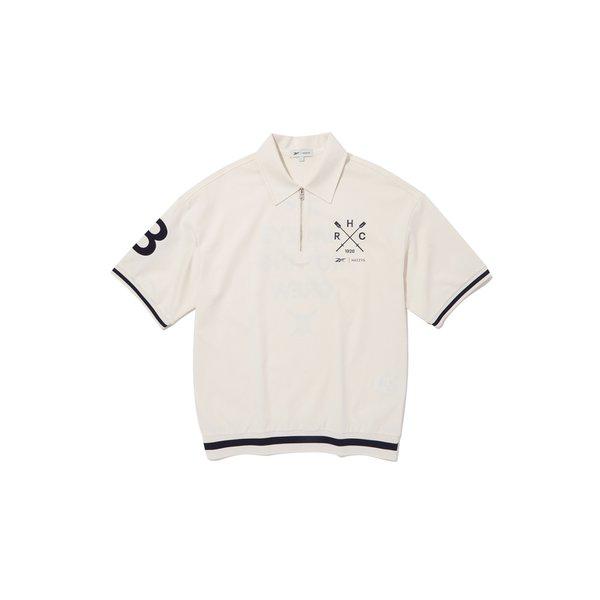 [24SS] [価格引き下げ]REEBOK x HAZZYS 半袖ハーフジップ RETS4ER91WT