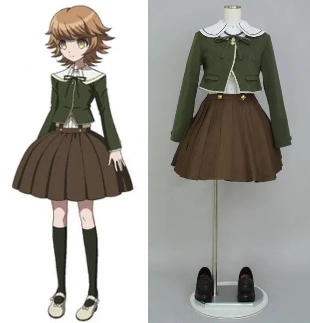 211Dangan Ronpa ダンガンロンパ 不二咲千尋 コスプレ衣装 ハロウィーン コスチューム
