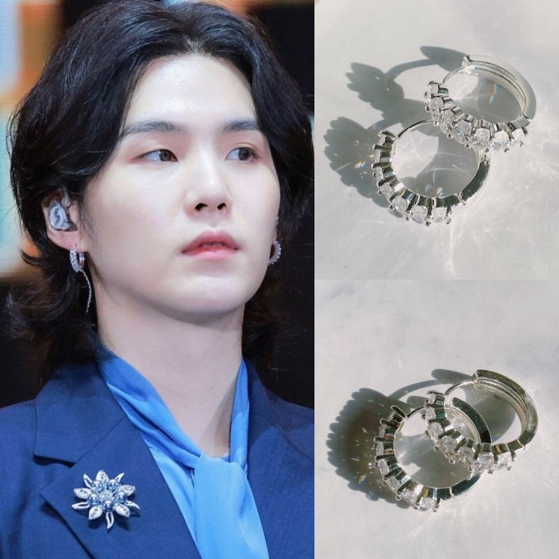 【justLoveR.】 Horizon Earrings ピアス [BTS SUGA着用] ユンギ着用 ジャストラバーピアス バンタン着用