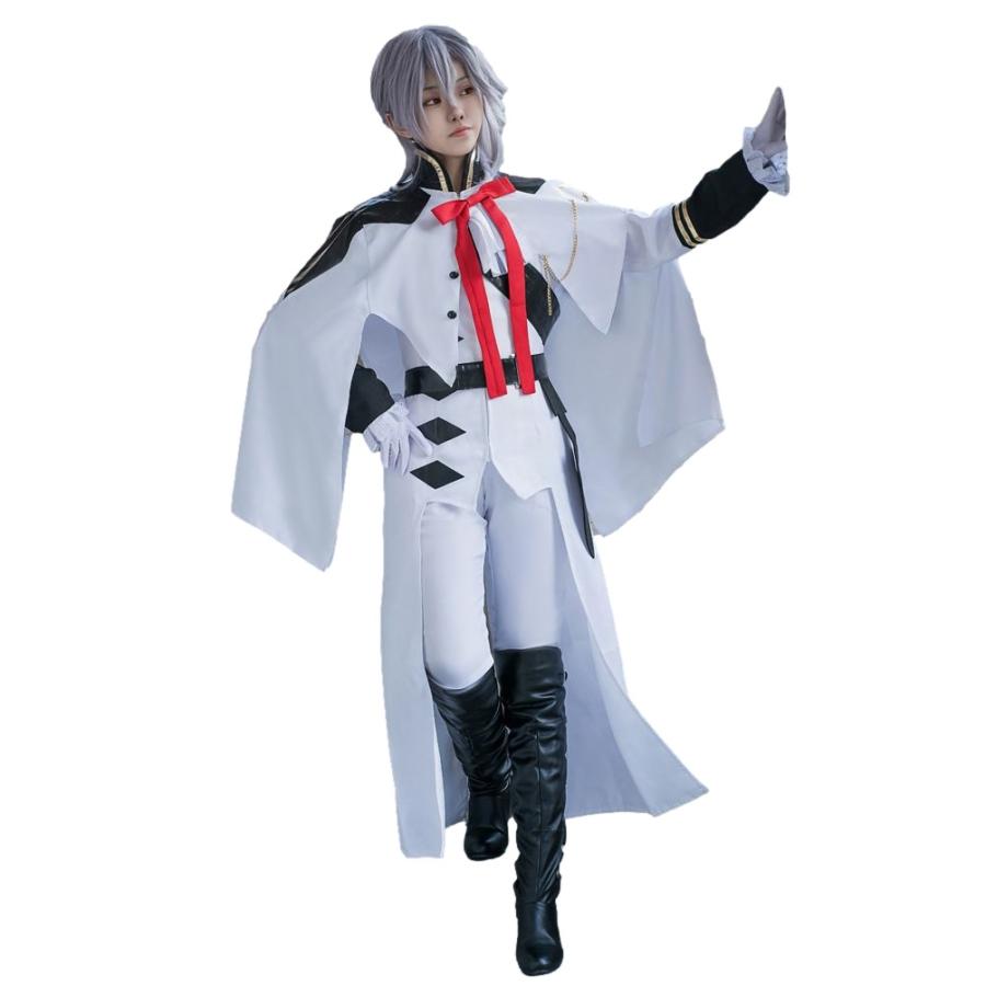 ハロウィン 終わりのセラフ 風 百夜ミカエラ ひゃくやみかえら コスチューム コスプレ衣装 6点セット サイズ SXXL