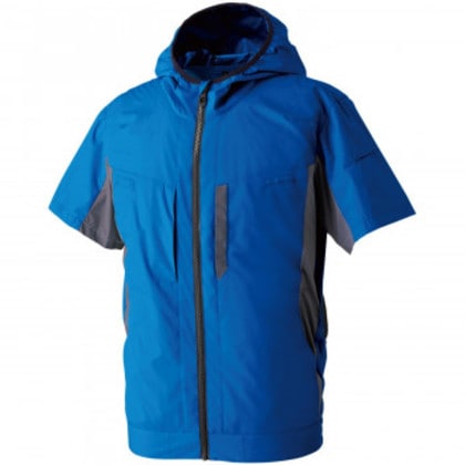 桑和 8349-01 EF半袖ブルゾン Mサイズ ブルー(8) SOWA