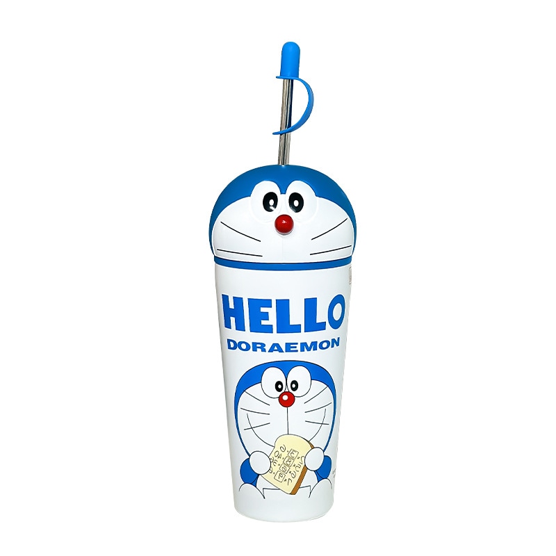 クレヨンしんちゃん保温カップ男女2024新型高颜値学生氷覇カップステンレス児童ストローカップ