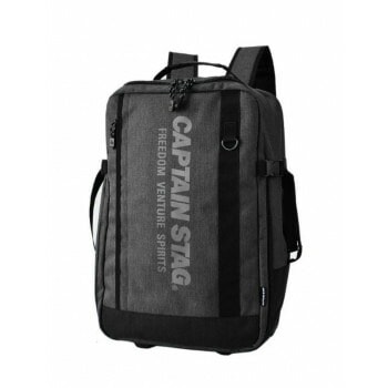 スワン CAPTAIN STAG 杢ポリ リュック式キャリー ブラック 1254