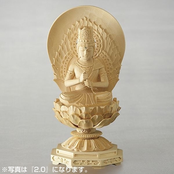 ALTE MEISTER 八角台座 丸光背 大日如来 1.8 桧