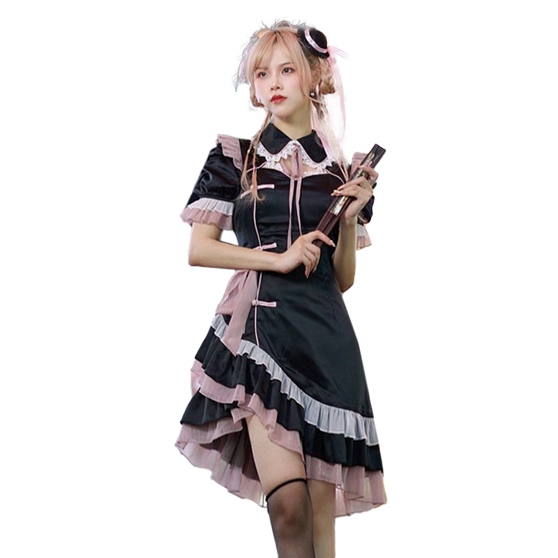 コスプレ衣装 メイド服 レディース おしゃれ 可愛い 初心者 セットワンピース ロリータ量産型