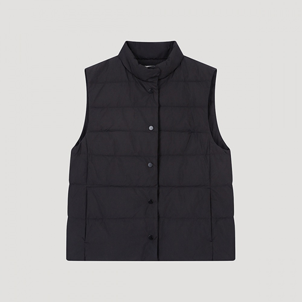 (シーズミス) ダックダウンパッド入りベスト_SSDVTO42030_BK