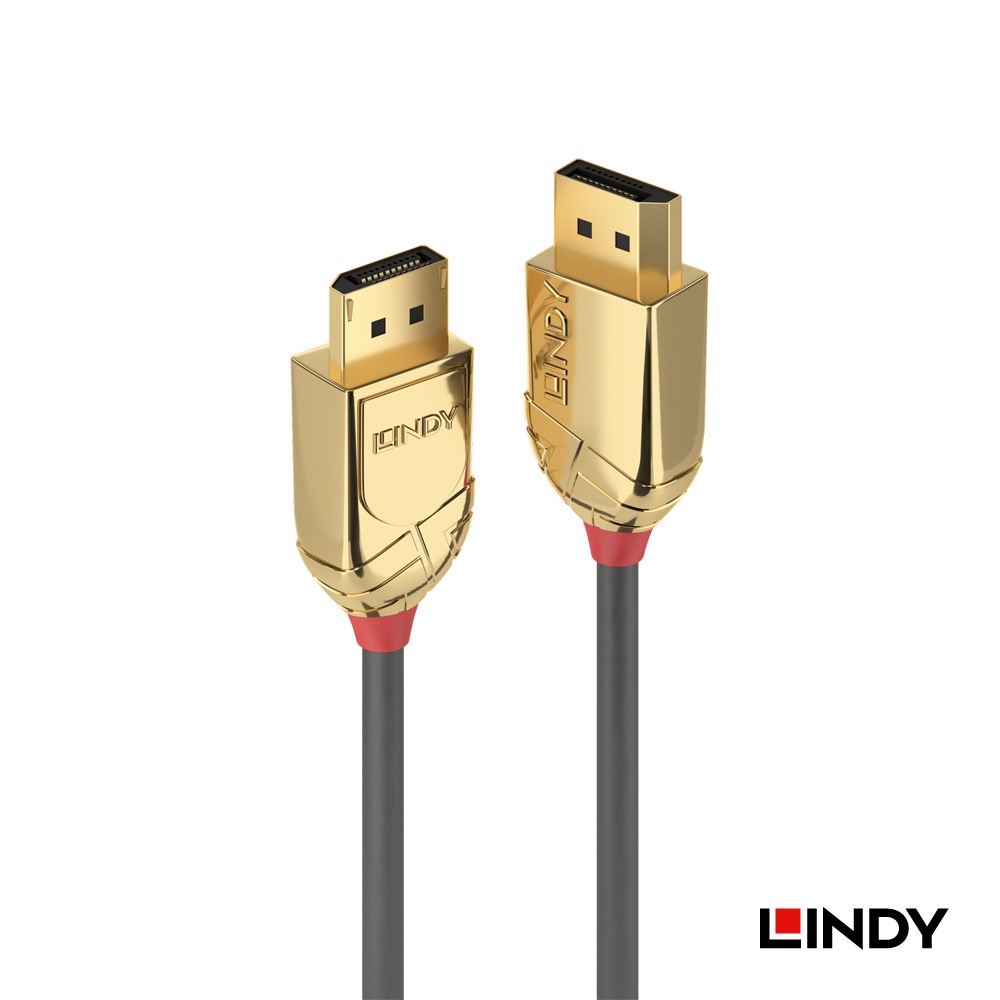【36297】 LINDY 15m GOLD LINE DisplayPort 1.2ケーブル